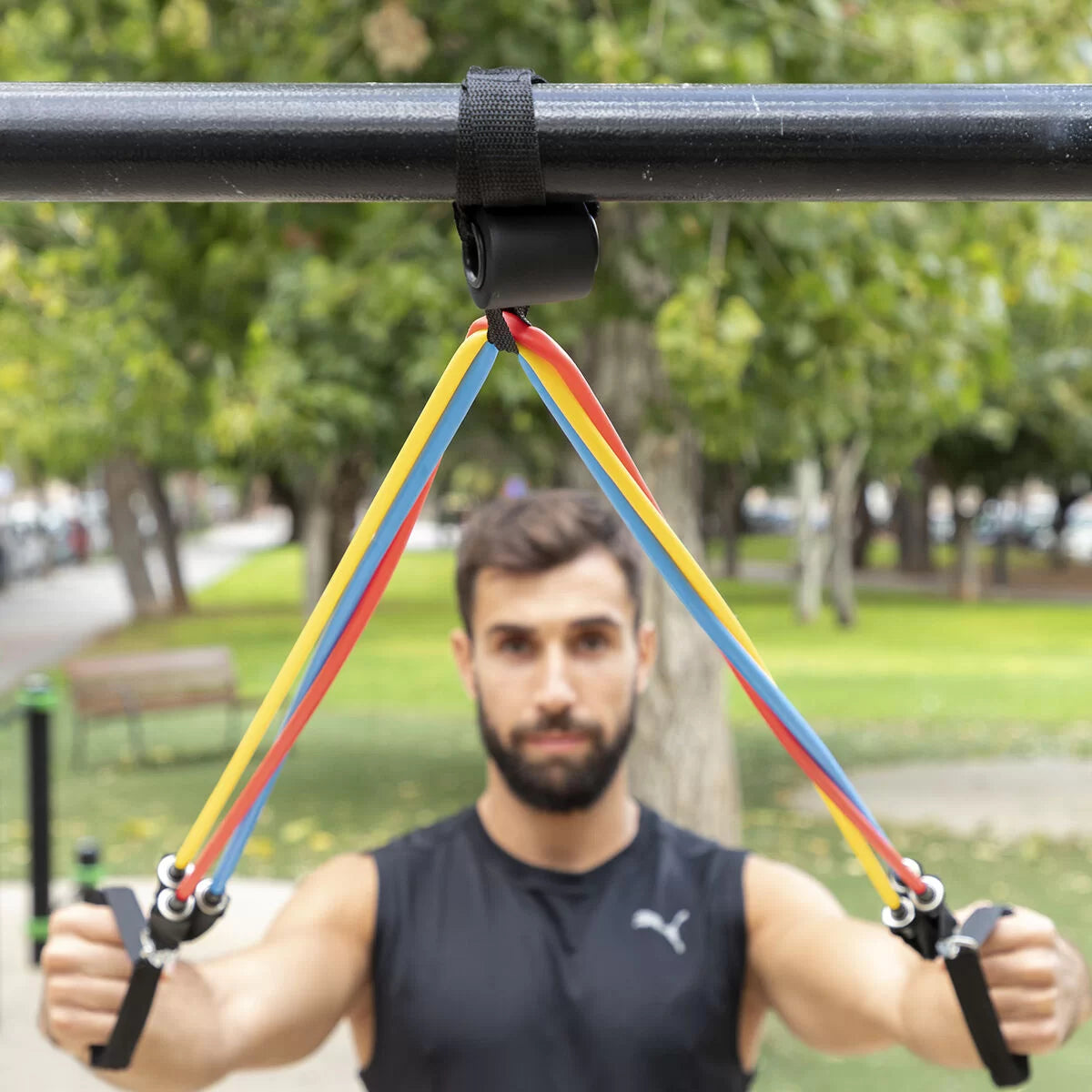 set-de-benzi-de-rezistenta-cu-accesorii-si-ghid-de-exercitii-rebainer-innovagoods-5-unitati_137931 (8)